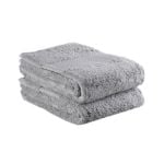 Delilah Home DHT-100203 Light Gray Organic Cotton Towel Set - Twin