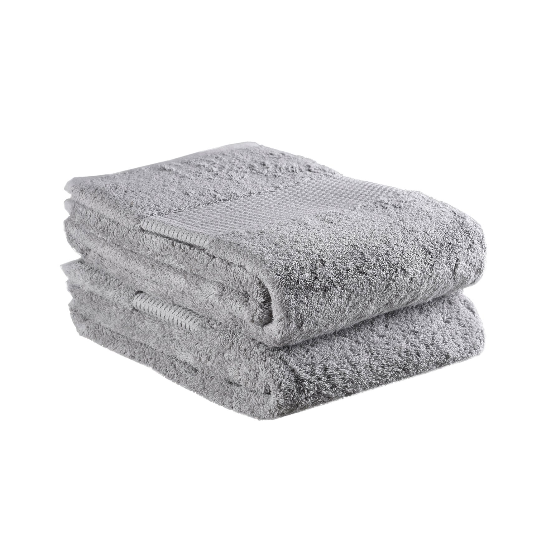 Delilah Home DHT-100103 Light Gray Organic Cotton Towel
