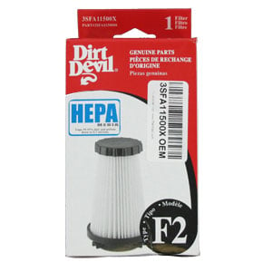 Dirt Devil F2 HEPA Vacuum Filter Cartridge - 3SFA11500X