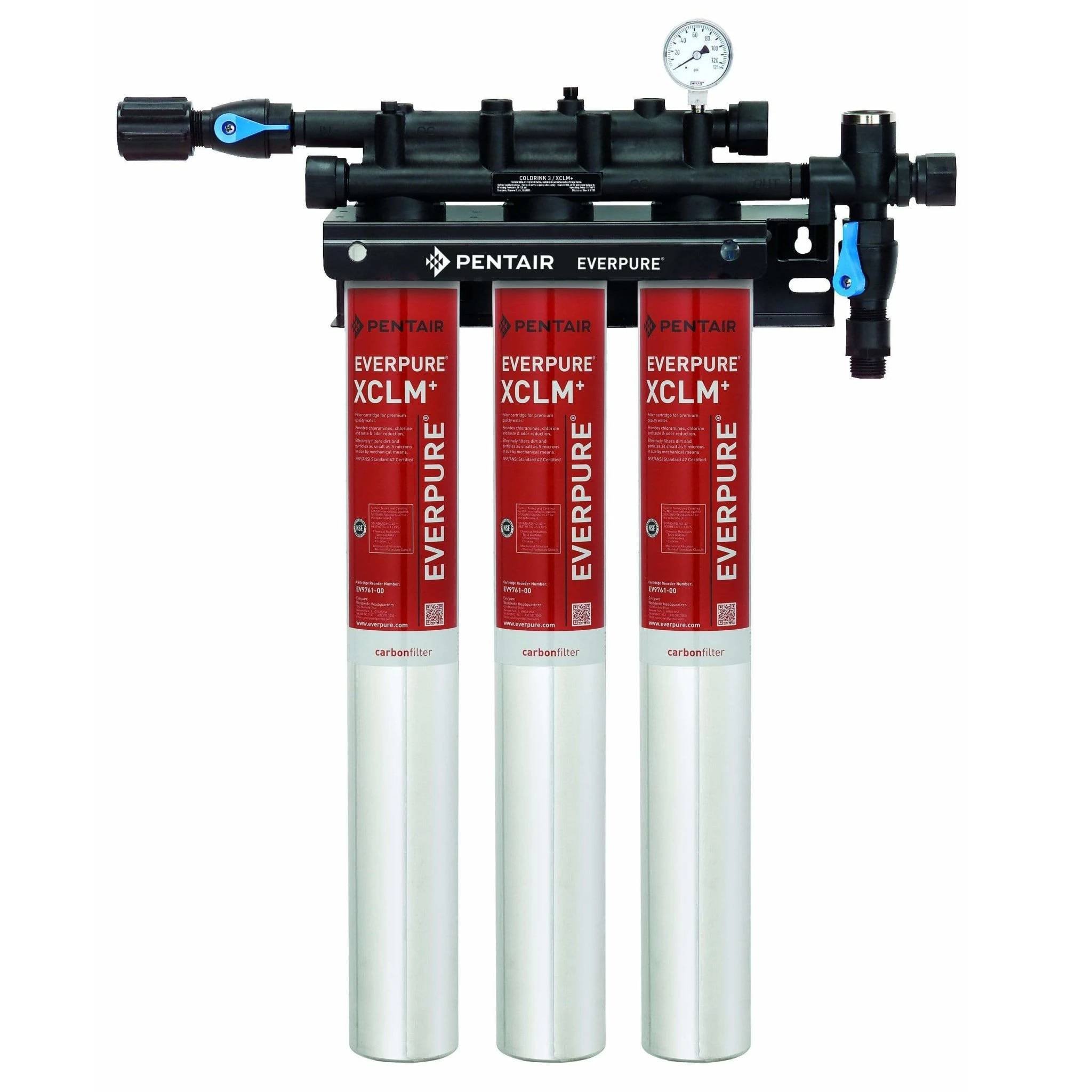 Everpure EV9761-13 QC7I XCLM+ Triple Water Filtration System