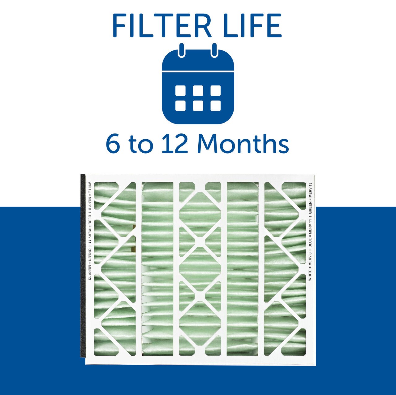Filters Fast® Clean Green 213 Replacement for AprilAire 213, 20x25x4 MERV 13 Healthy Home Air Filter - Guaranteed Fit