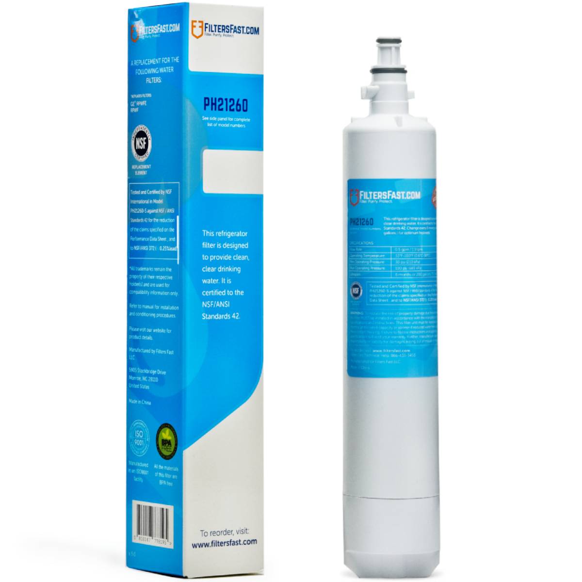 RPWFE Filters Fast PH21260 Replacement for GE RPWFE