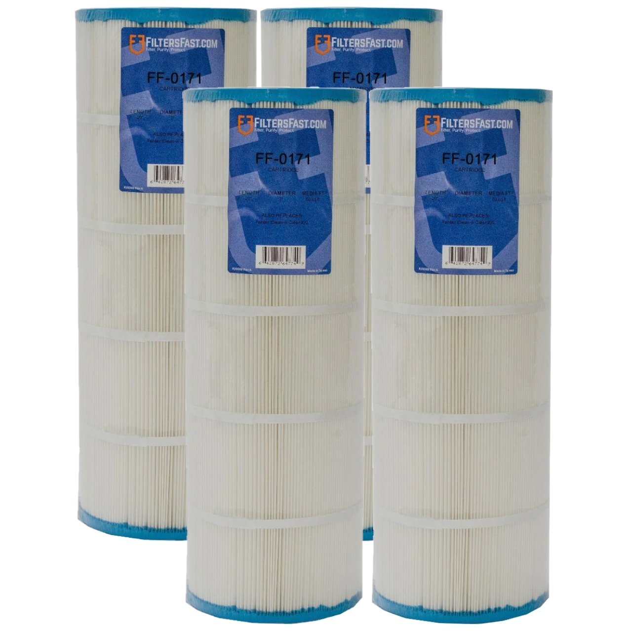 Filters Fast&reg; FF-0171 Replacement Pool & Spa Filter 4-Pack