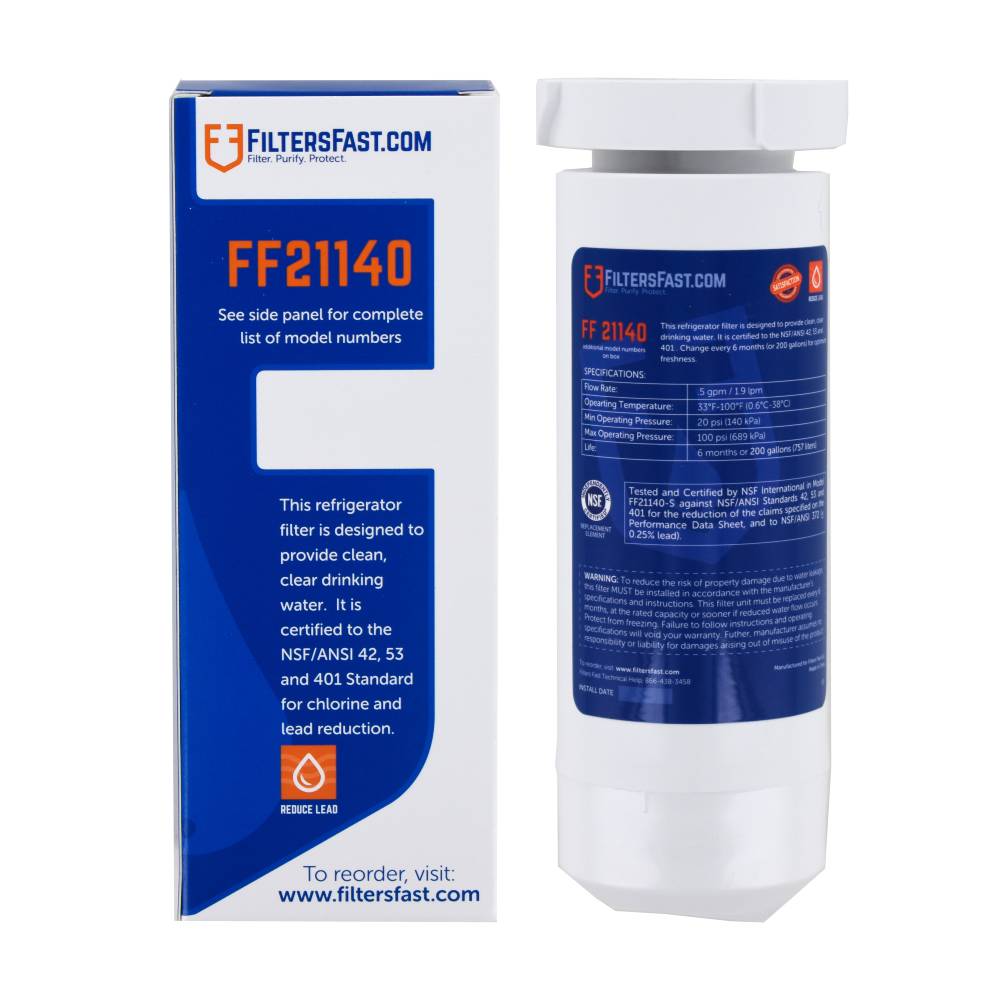 Filters Fast&reg; FF21140 Replacement for GE XWF Refrigerator Filter