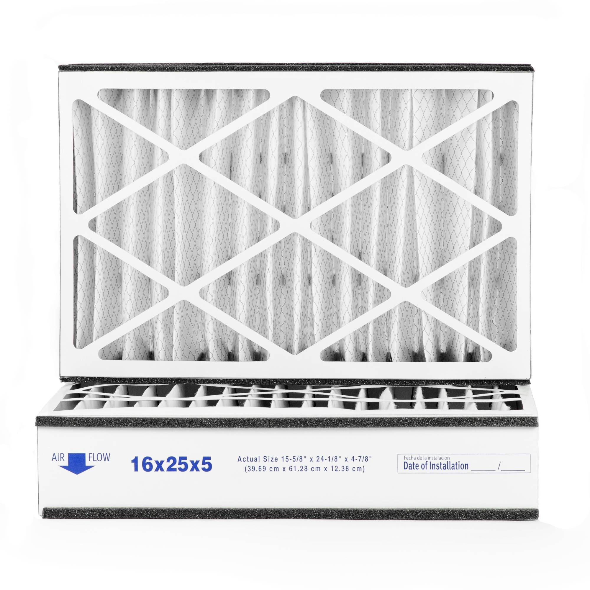 Filters Fast® Replacement for Skuttle 000-0448-001, DB-25-16 16x25x5 MERV 8 Furnace & AC Air Filter - 2-Pack