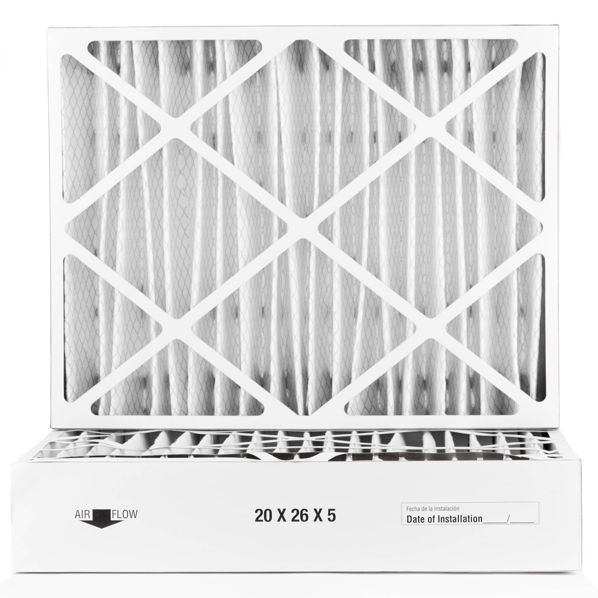 Filters Fast&reg; FFC20265WRM13 Replacement for White Rodgers DPFI20X26X5M13 MERV13, 20x26x5 - 2-Pack