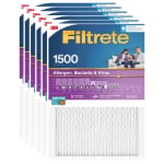 3M Filtrete 1500 MPR Allergen, Bacteria & Virus Air Filter (Purple) 6-Pack