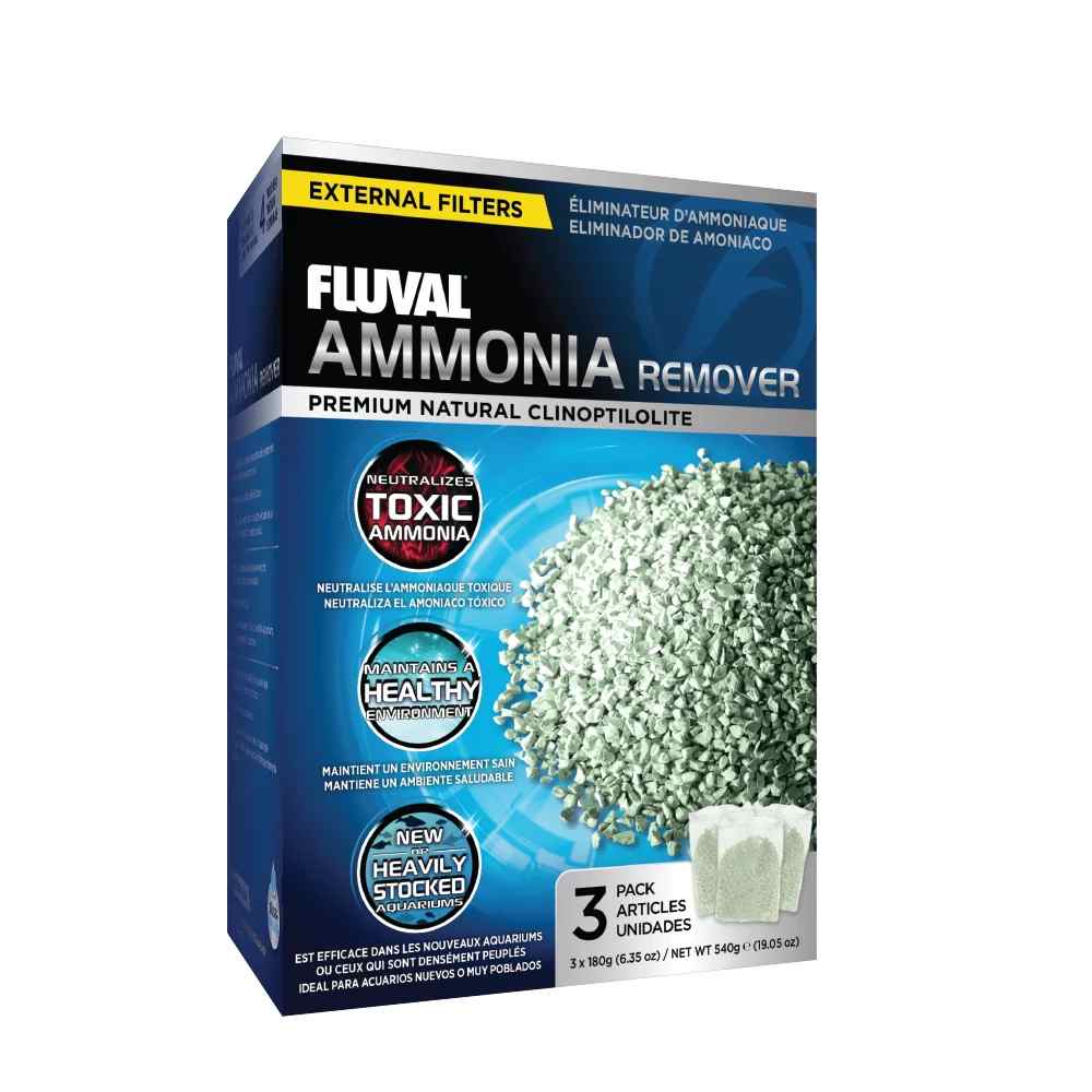 Fluval FLUVAL 205 replacement part - Fluval A1480 Ammonia Remover 180 grams (3 pack)