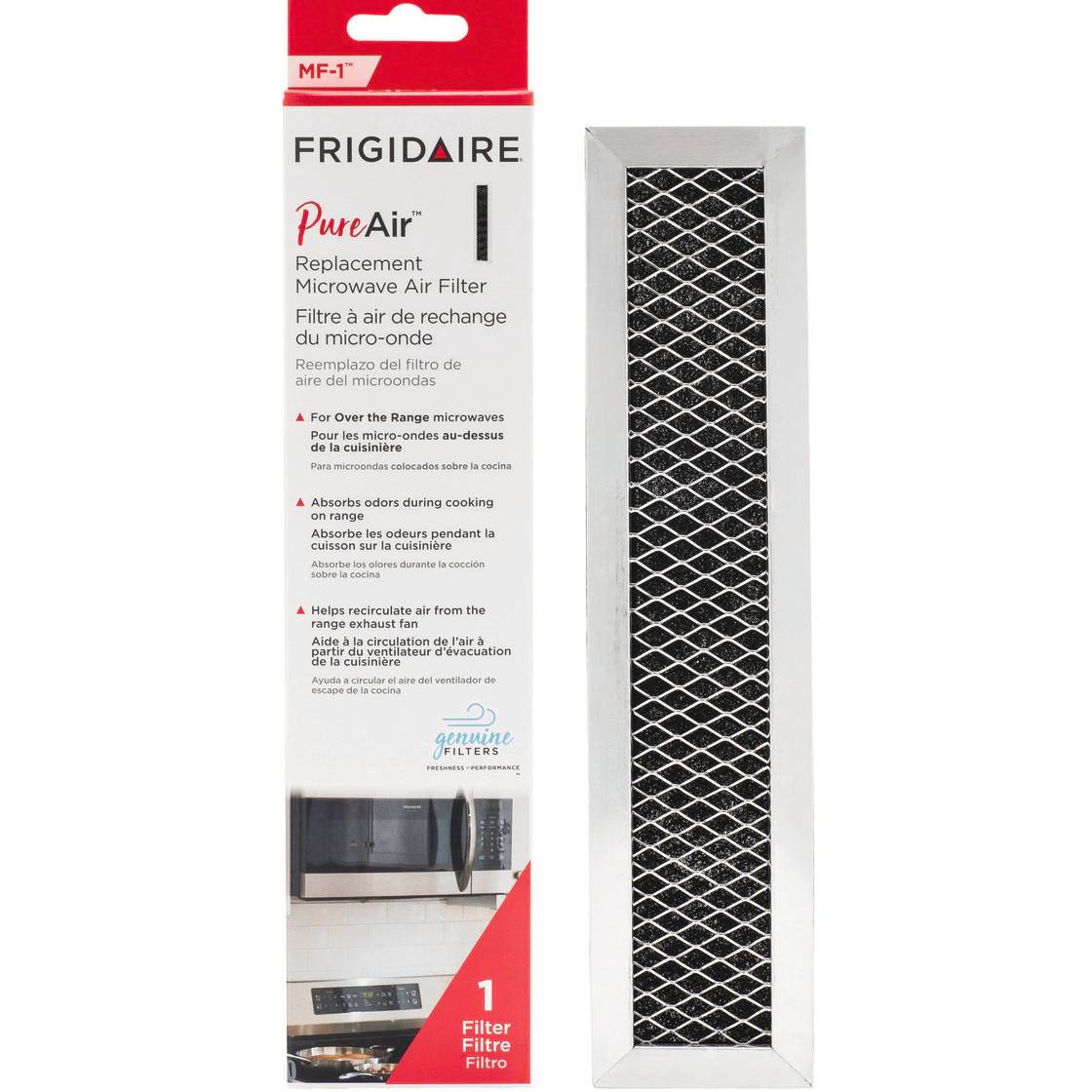 Electrolux PMOS198CAFA replacement part - Frigidaire FRPAMRAF, MF-1 PureAir™ Replacement Microwave Air Filter
