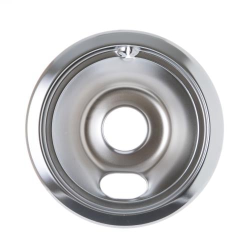 GE JP328WK2WW replacement part - GE WB31T10010 6 Inch Chrome Burner Bowl - El