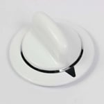 GE GTDP200EM2WW replacement part - GE WE01X20374 White Dryer Timer Knob - Genuine Part