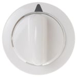 GE DVLR223EE2WW replacement part - GE WE1M654 White Dryer Timer Knob - Genuine Part