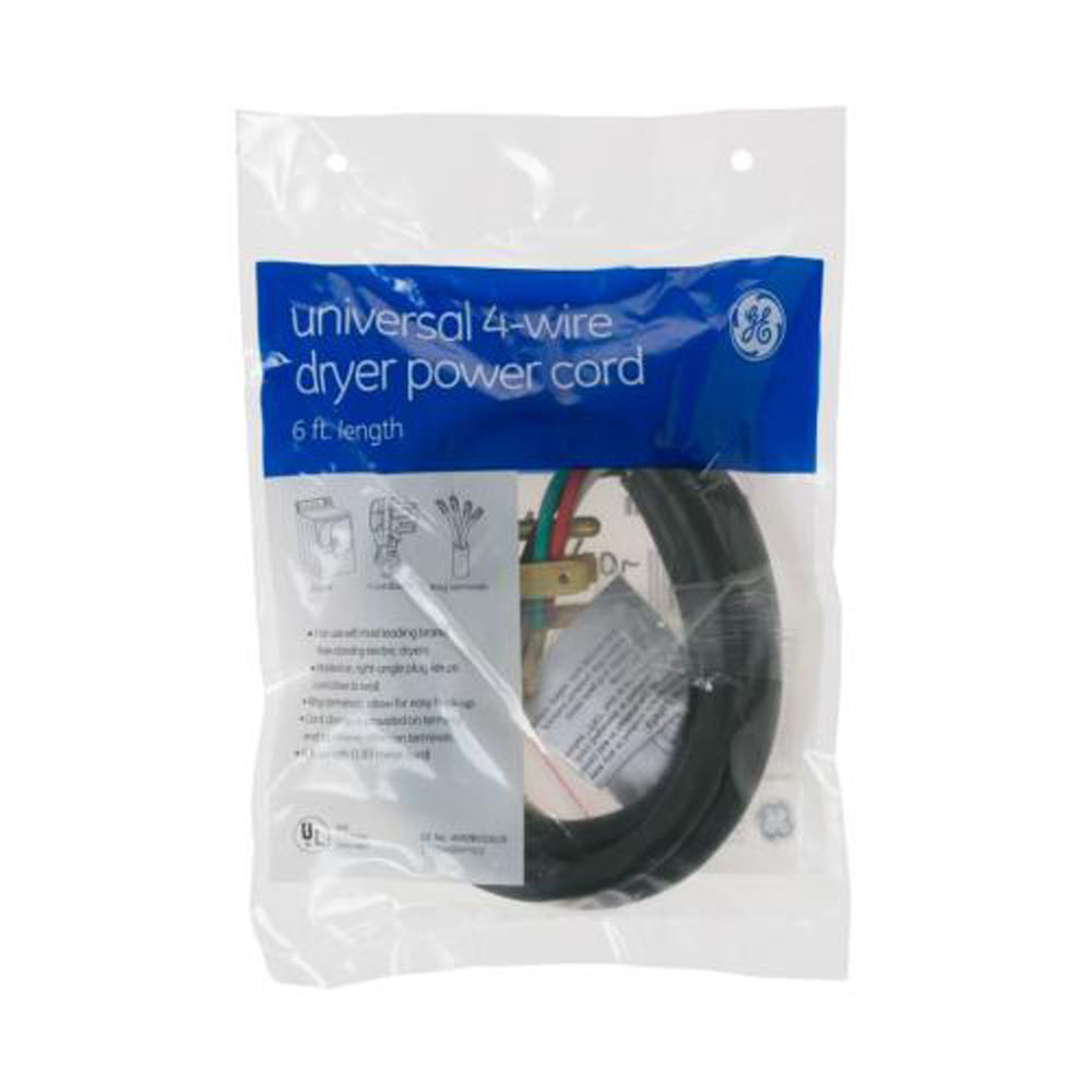 GE WX09X10020 4 Wire Dryer Cord - Genuine Part
