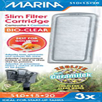 Hagen MARINA S10 SLIM FILTERS replacement part - A293 Marina Slim Filter Zeolite Cartridge - 3-Pack