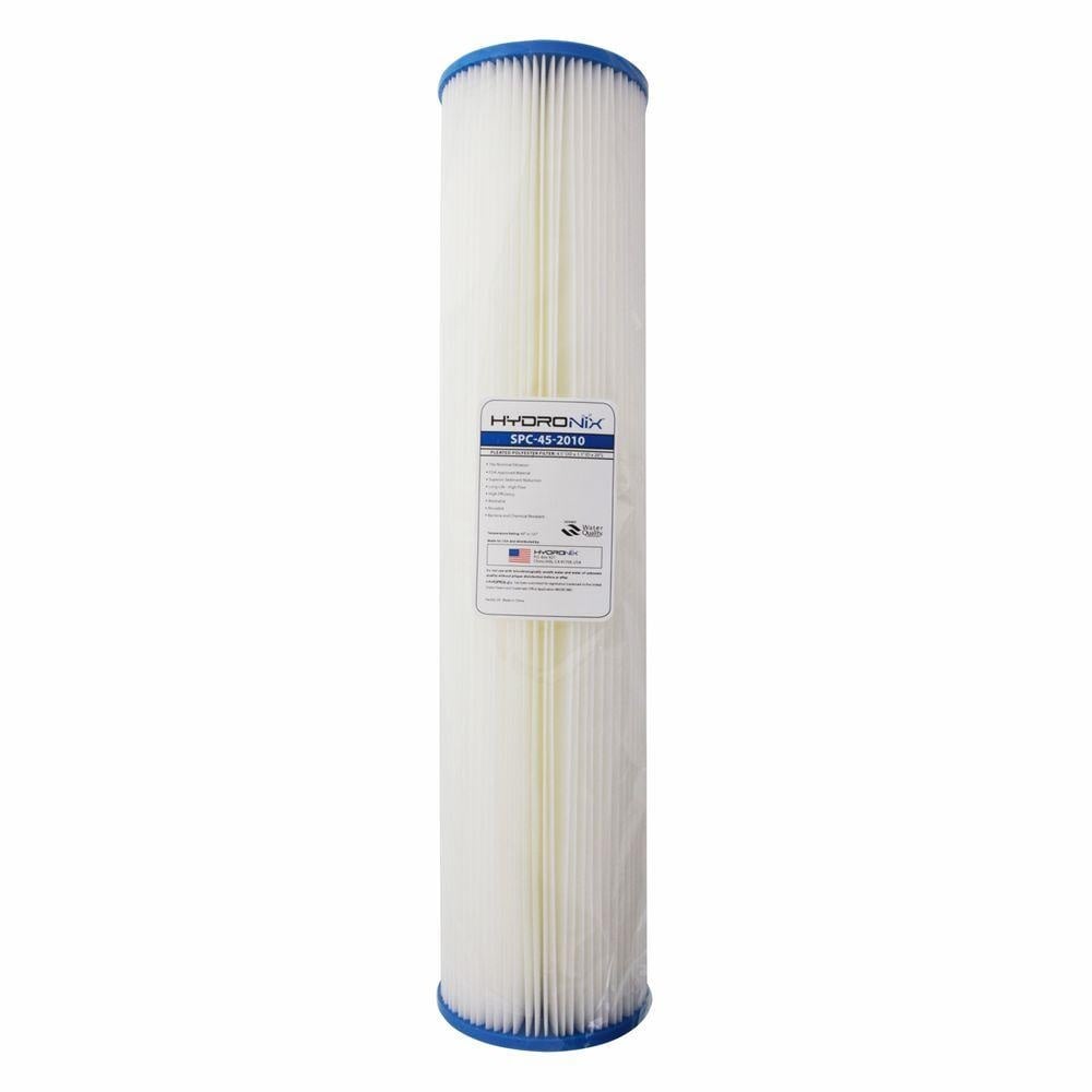 Hydronix 20" x 4.5" Pleated Filter - 10 Micron