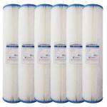 Hydronix SPC-45-2030 20" x 4.5" Pleated Filter - 30 Micron 6-Pack