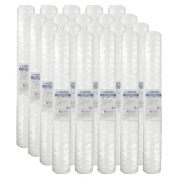 Hydronix SWC-25-2020 20-Pack  String Wound Water Filter 20 Micron
