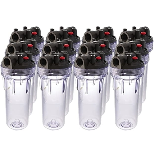Pentek 150587 3/4" Clear 10" 3G Standard Housing 12-Pack