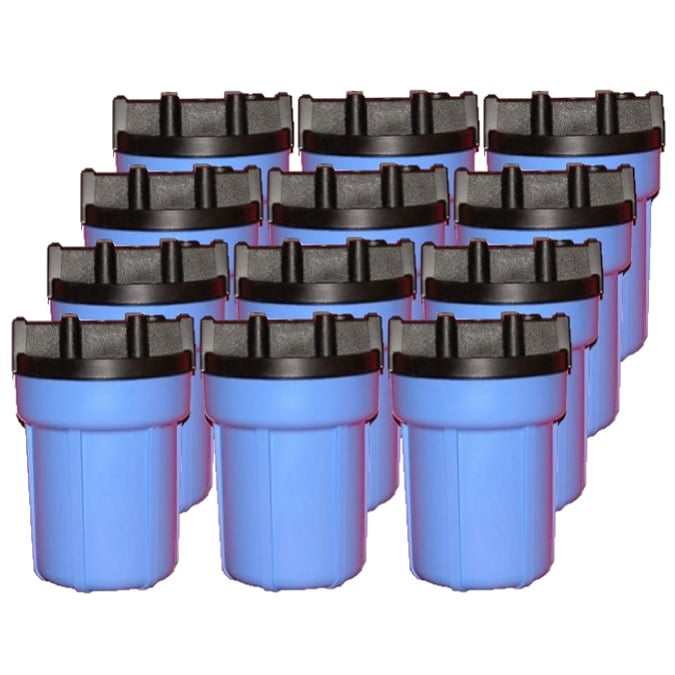 Pentek 158003 3/8" NPT Slim Line 5" Blue Housing 12-Pack
