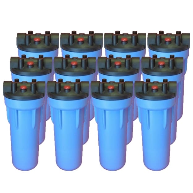 Pentek 158621 1/2" 3G Slim Line 10" Blue Housing 12-Pack