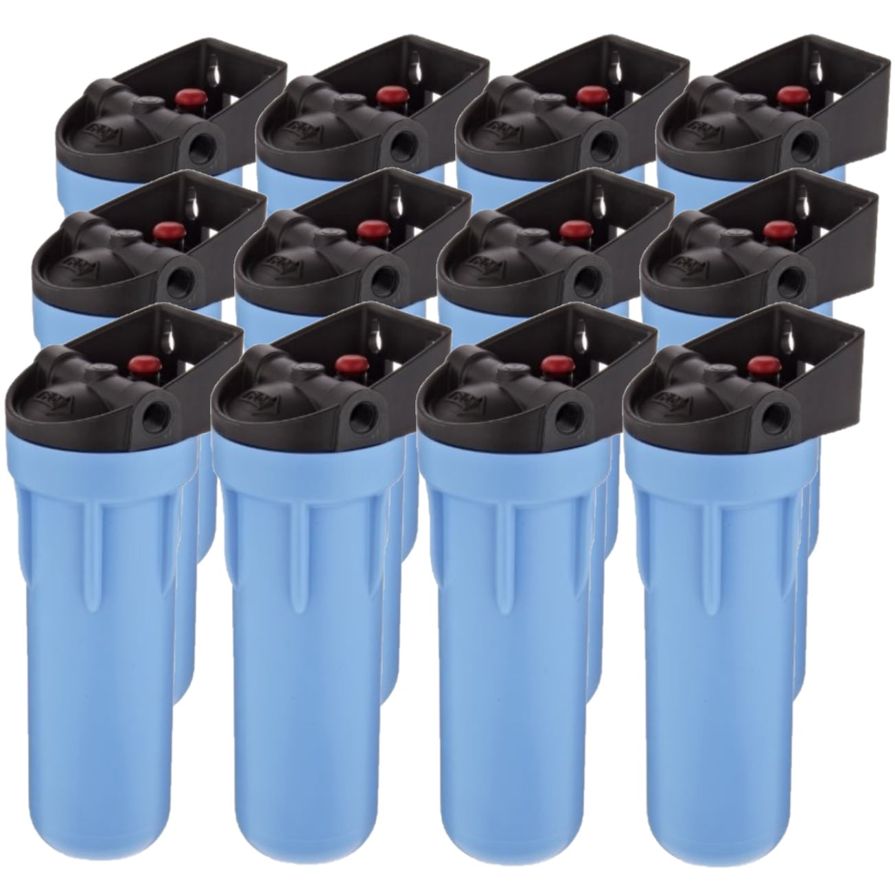 Pentek 158642 3/8" 3G Slim Line 10" Blue Housing 12-Pack