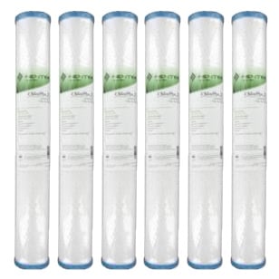 Pentek ChlorPlus-20 - 20" Chloramine Filter 6-Pack
