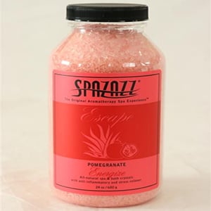 Pomegranate Aroma Spa Salts - 24 oz - 'Energize'