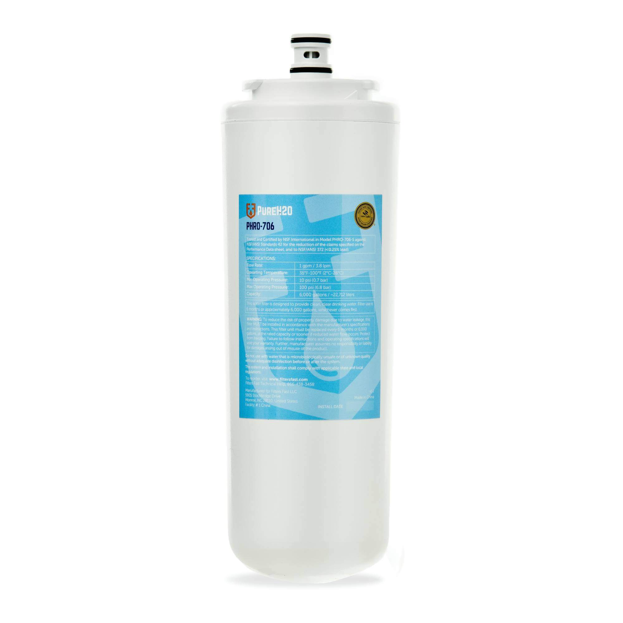 PureH2O PHRO-706 Replacement for Water Factory 47-55706G2