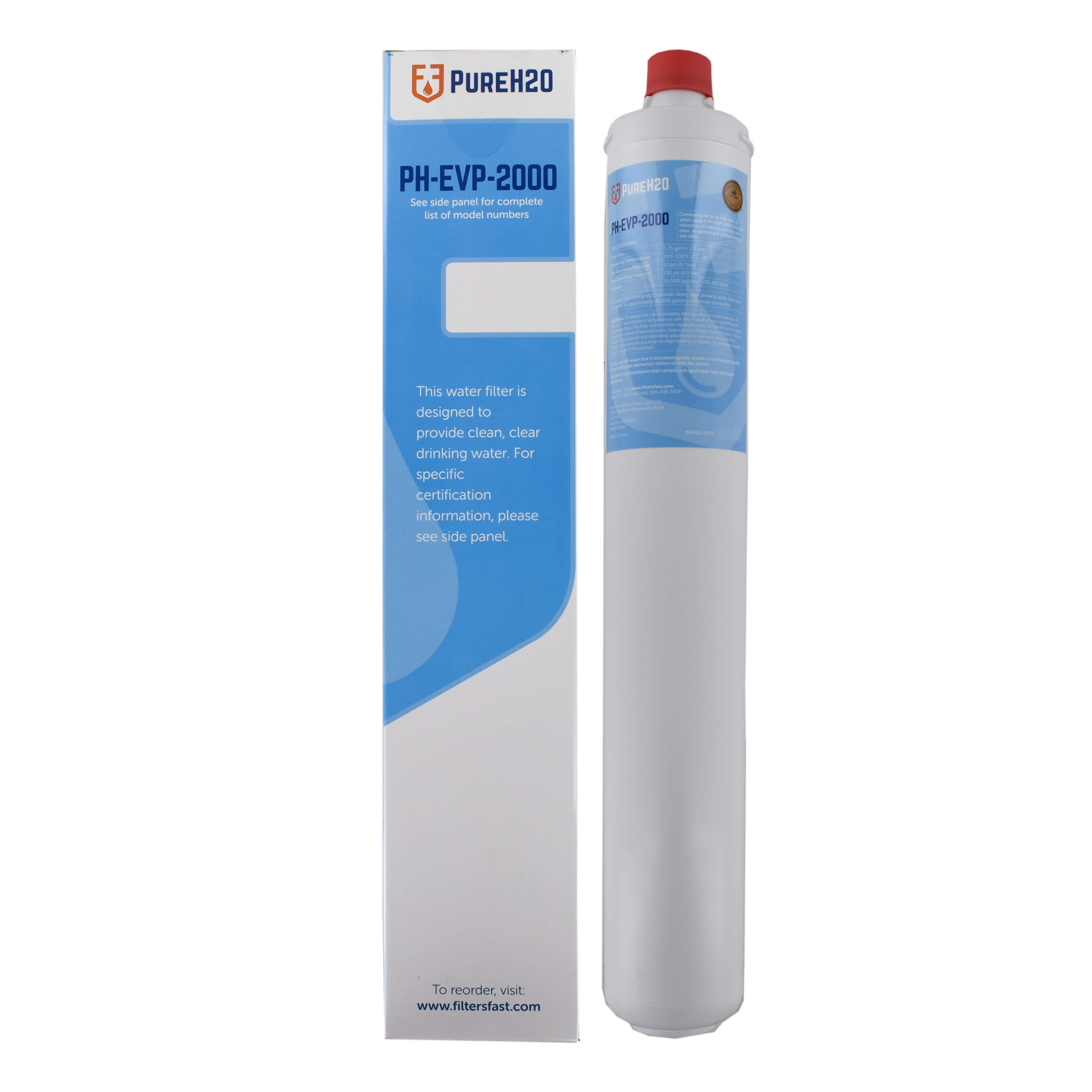 EV9612-22, i2000(2) PureH2O Replacement for Everpure EV9612-22, i2000(2) Insurice Water Filter thumbnail