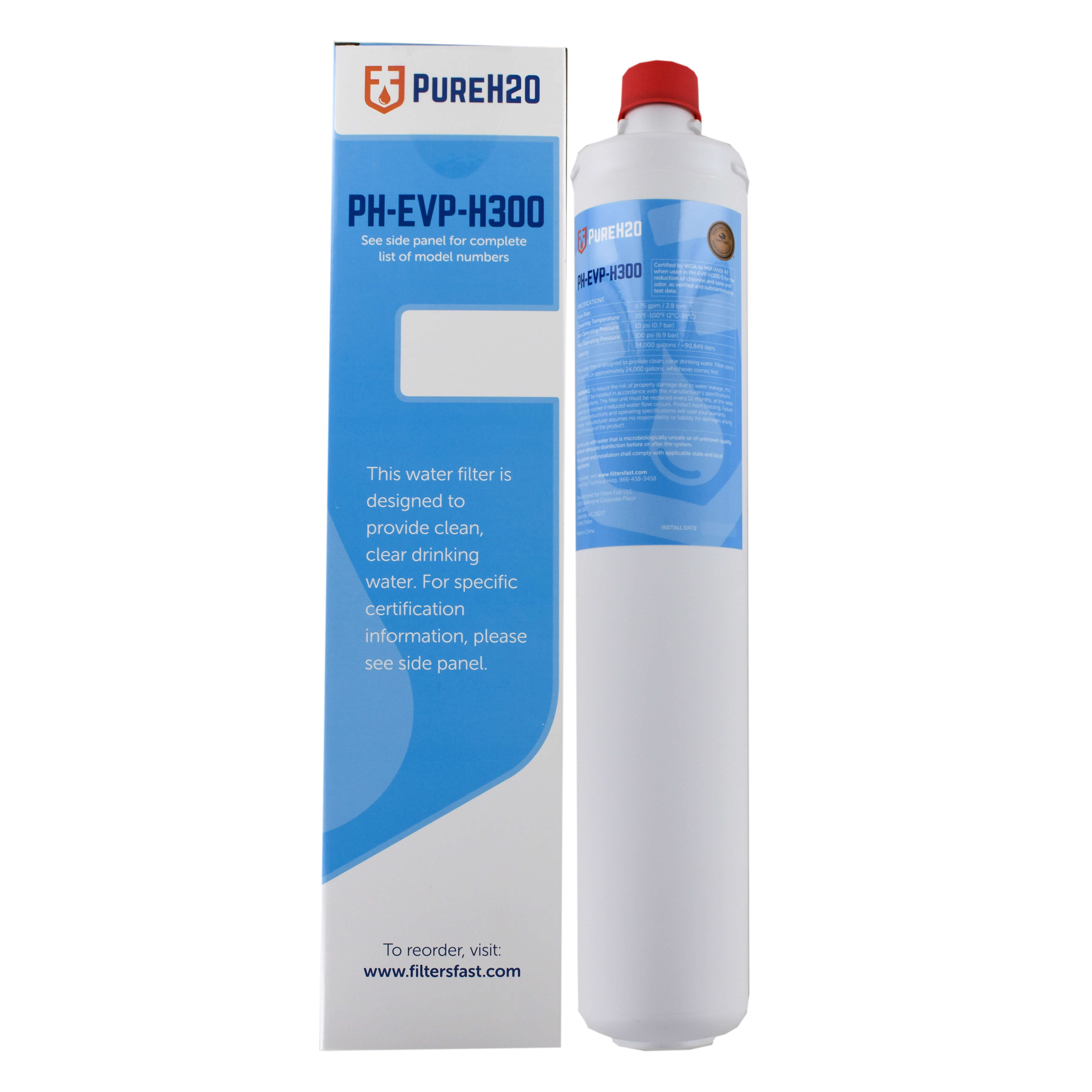PureH2O PH-EVP-H300 Replacement for Everpure H-300, EV927071, EV927072 thumbnail