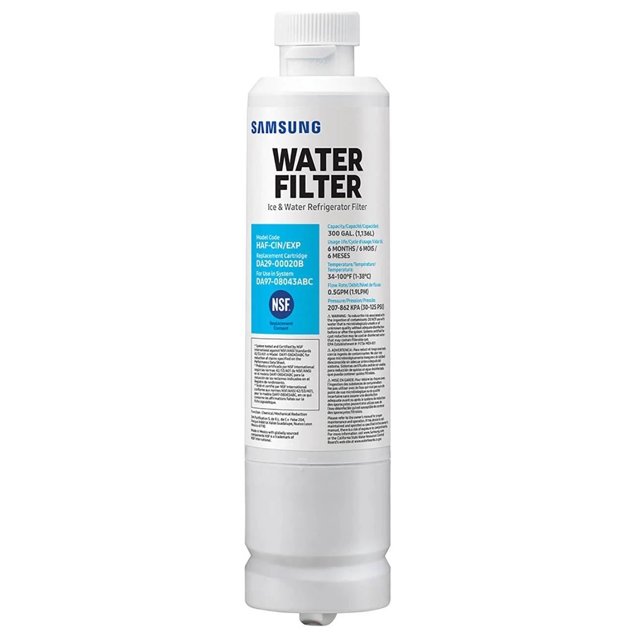 Samsung DA29-00020B, HAF-CIN Refrigerator Water Filter - Genuine Part