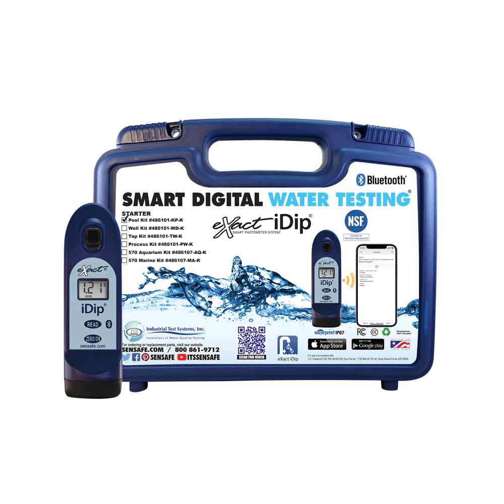 eXact 486101-KP-K iDip Pool Starter Kit With Meter