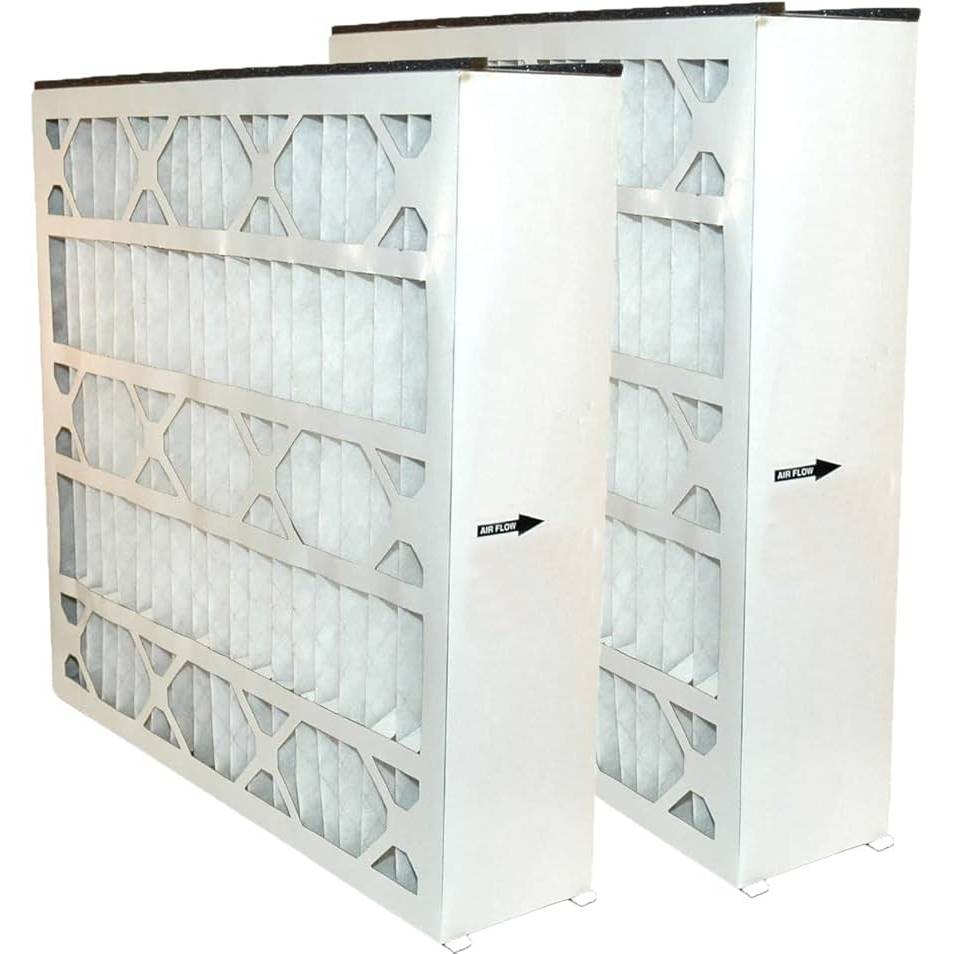 Skuttle 000-0448-007 20x20x5 MERV 13 Furnace & AC Air Filter - 2-Pack