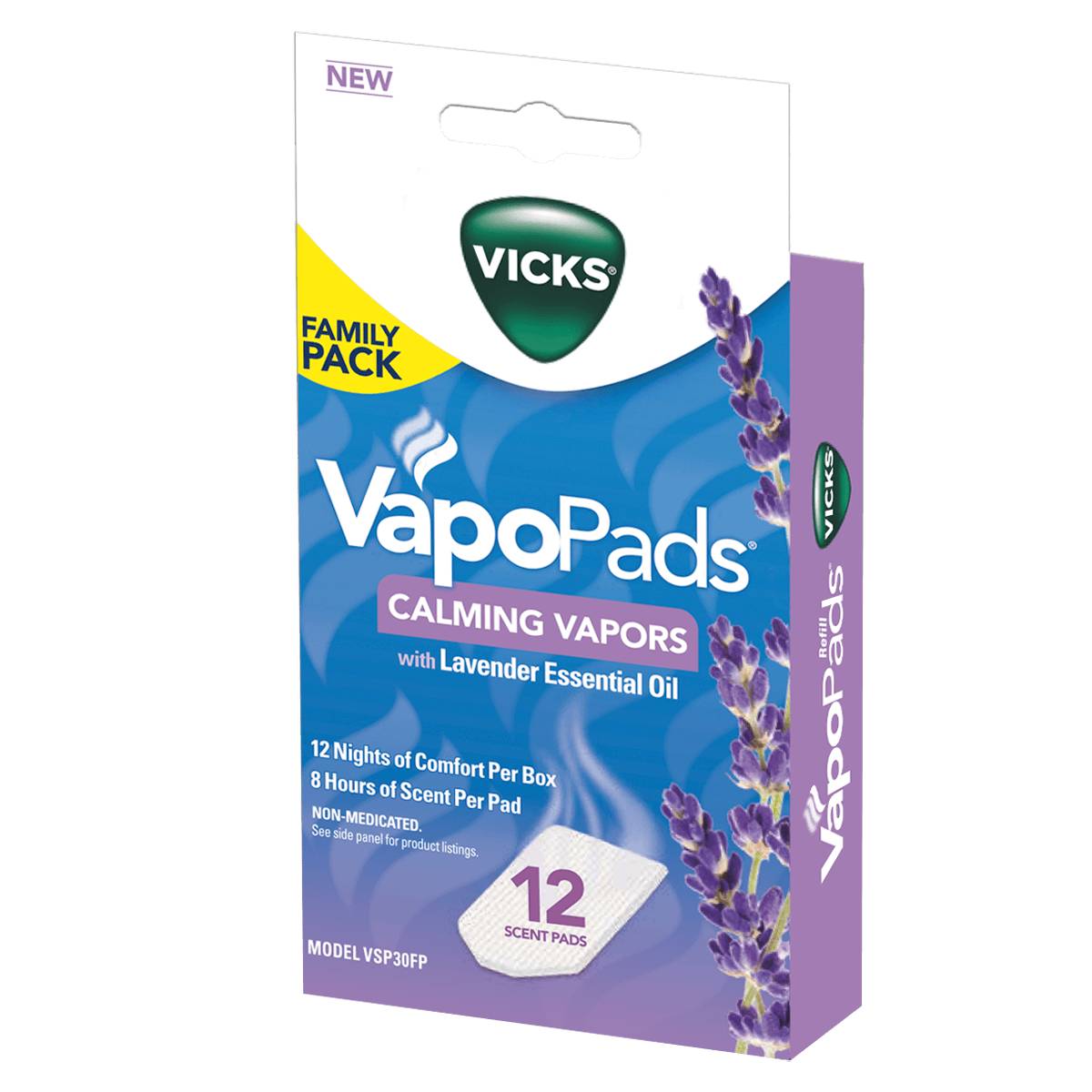 Vicks® VSP30FP Calming Lavender VapoPads®- 12-Pack