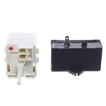 GE GTD42EASJ0WW replacement part - Whirlpool W10613606 Refrigerator Compressor Start Relay and Capacitor - Genuine Part