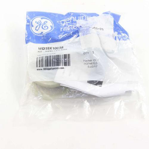 GE PDWT400V50WW replacement part - Whirlpool WD19X10038 Kit - Impeller Asm