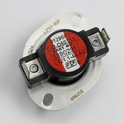 Kenmore 110.63022100 replacement part - Whirlpool WP3390291 Dryer High Limit Thermostat
