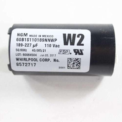 Kenmore 110.72408430 replacement part - Whirlpool WP8572717 Top Load Washer Start Capacito