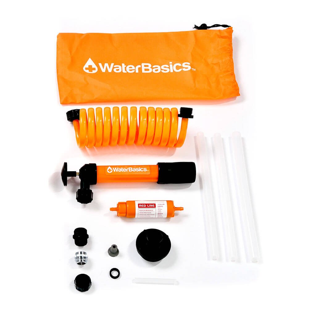 emergency water basics pump filter kit for water storage tanks