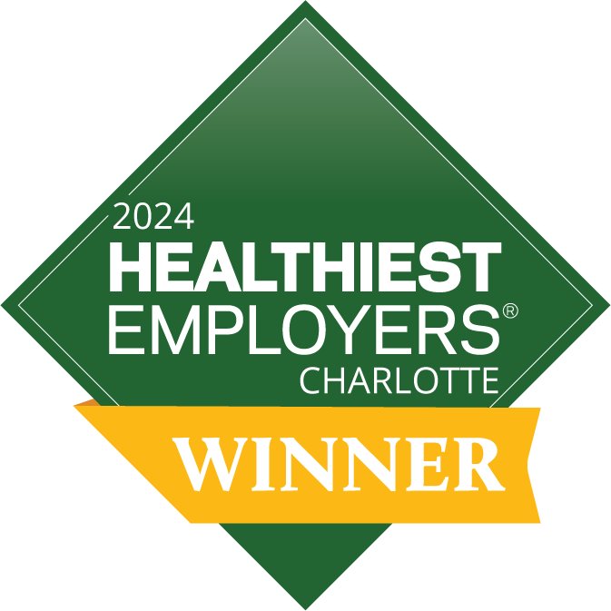 2024 Healthiest Employers of Charlotte Badge