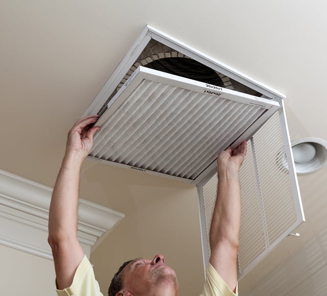 5-inch air filter removal and replacement guidance