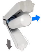 Drop Down Tray, Pull to Remove